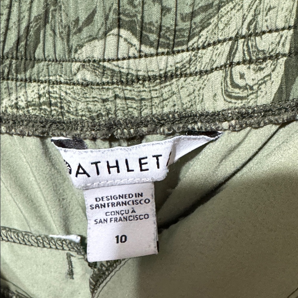 Athleta Olive Patterned Joggers - image 2